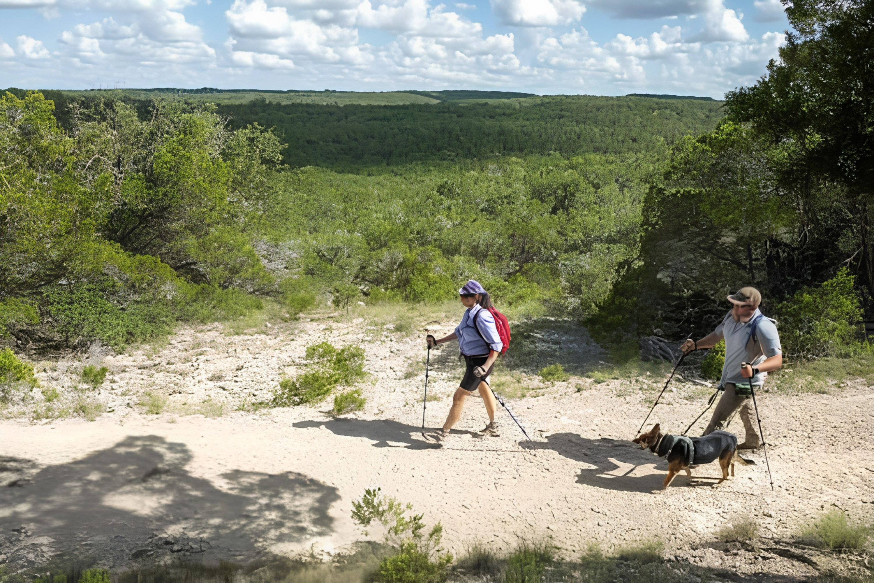WALK STEADILY ACROSS TRAILS